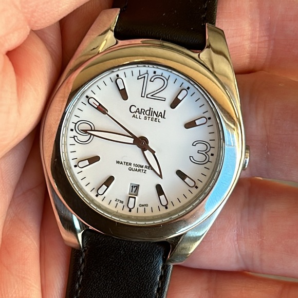 Cardinal All Steel Watch - New crystal, band, and battery! - Picture 7 of 13